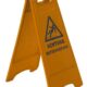Art.-Nr.915888<br>Warnschild 938000 "Achtung Rutschgefahr" gelb