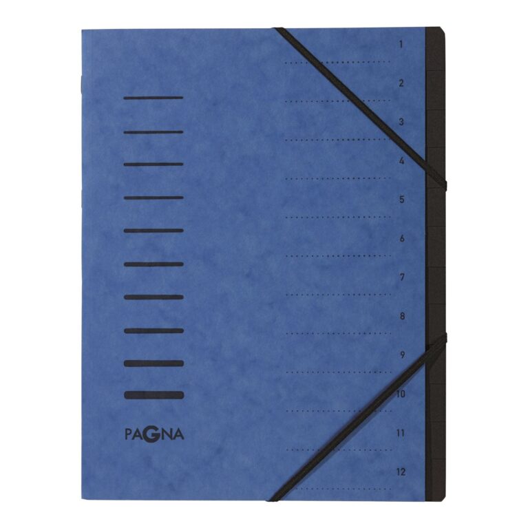 Art.-Nr. 916110<br>Ordnungsmappe Pagna 40059 12tlg blau