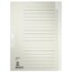 Art.-Nr. 916529<br>LEITZ Register 6096 A4 blanko 20-teilig grau