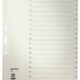 Art.-Nr. 916679<br>LEITZ Zahlenregister 1234 A4 20-teilig grau