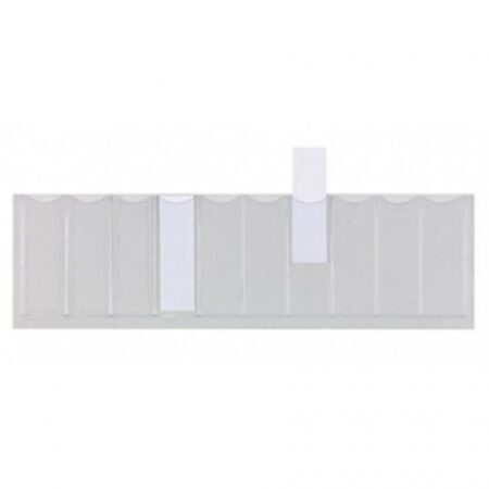 Art.-Nr. 921008<br>ELBA Einsteckschilder 99526 5,0 x 1,8 cm 50 Stück transparent