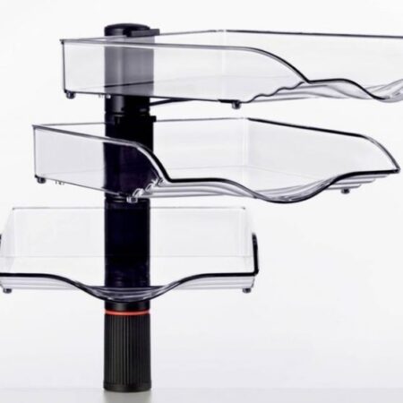 Art.-Nr. 922542<br>NOVUS CopySwinger III A4 anthrazit-transparent 3 Fächer