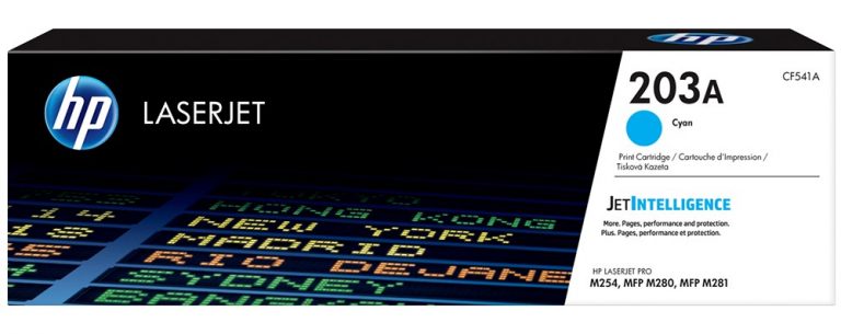 Art.-Nr. 923204<br>HP Toner Nr. 203A 1.300 Seiten cyan